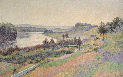 La Senna a Herblay, 1890 da Maximilien Luce