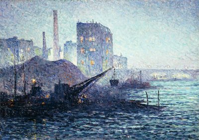 Il Tamigi a Londra, c.1893 da Maximilien Luce