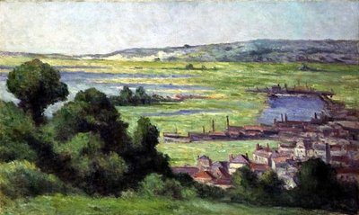 Veduta di Honfleur da Maximilien Luce