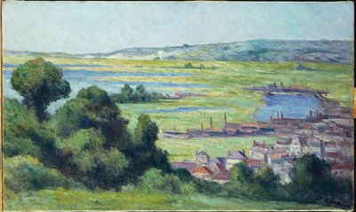 Veduta di Honfleur da Maximilien Luce