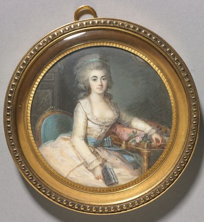 Ritratto di una donna, c.1780 da Maximilien Villers