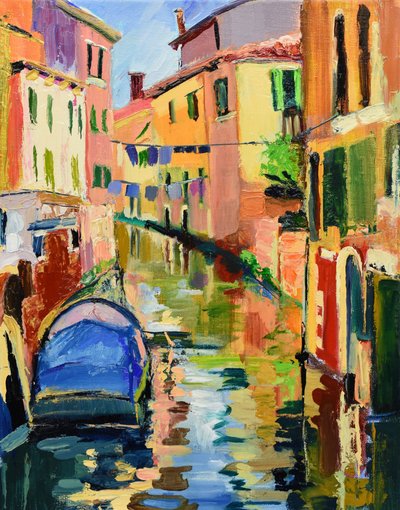 Il colorato canale di Venezia da Maxine Shore