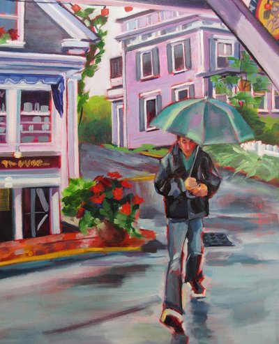Una passeggiata in una giornata piovosa da Maxine Shore