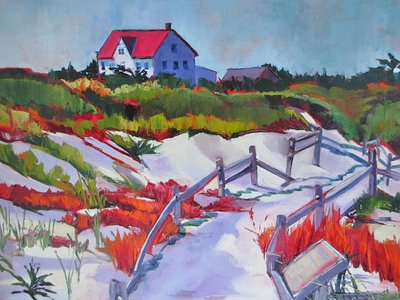 Sentiero della spiaggia Red Roof da Maxine Shore