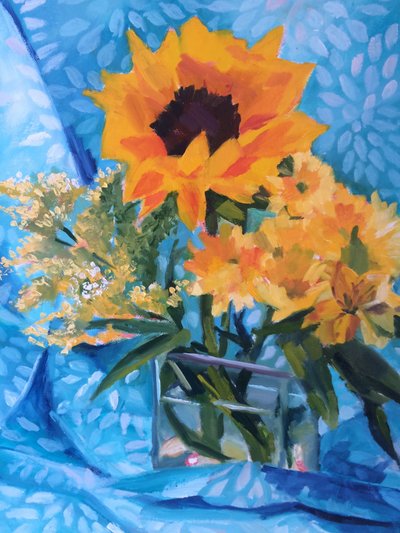 Bouquet di girasoli soleggiati da Maxine Shore