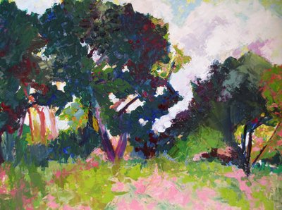 Un vivace paesaggio estivo da Maxine Shore