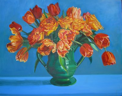 Bouquet di tulipani dai colori vivaci da Maxine Shore