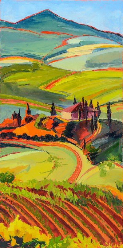 Il vivace paesaggio toscano da Maxine Shore