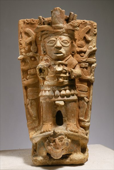 Supporto per incensiere dal Messico, metà VII-IX secolo da Mayan