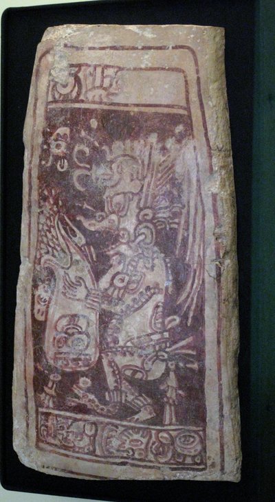 Copertura della volta con pittura del Dio K