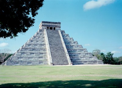 Civiltà precolombiana: vista del sito di Chichen Itza nella regione dello Yucatan. Civiltà Maya, periodo classico e rinascimento Maya, 750-1200 d.C. Messico da Mayan Mayan