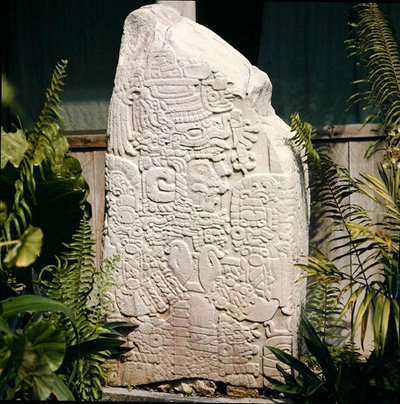 Stele 2 da Tikal, Periodo Classico Antico (300-600 d.C.) da Mayan Mayan