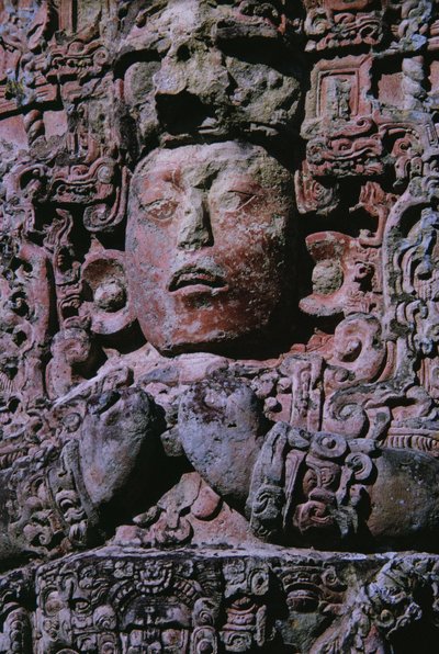 Stele nella Grand Plaza (dettaglio) da Mayan Mayan