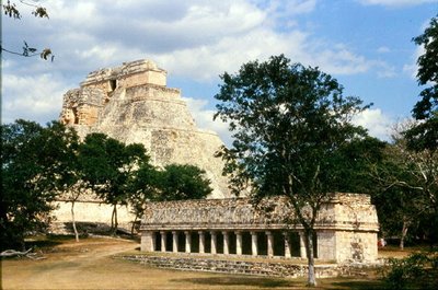 La Casa degli Uccelli e la Piramide del Musicista, Tardo Classico Maya, c.700-900 d.C. da Mayan Mayan