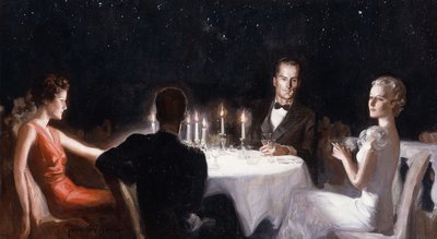 Cena sotto le stelle da McClelland Barclay