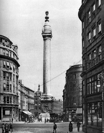Il Monumento al Grande Incendio, Londra da McLeish