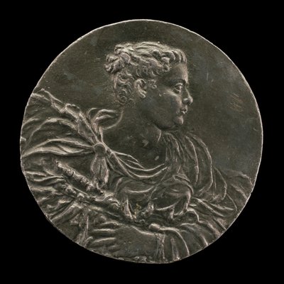 Una giovane donna di Venezia in abito e mantello da Medallist A.A.