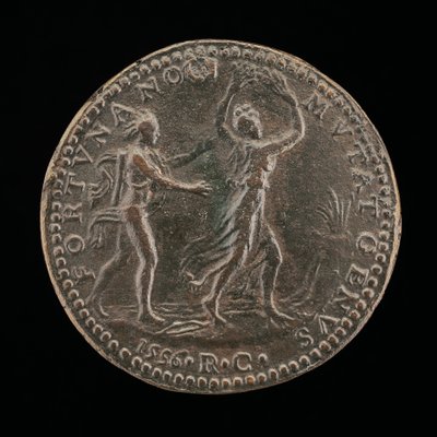 Apollo che insegue Dafne [retro], 1556 da Medallist R.C.