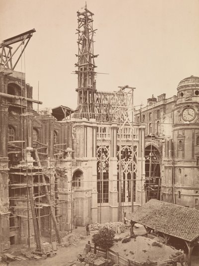 Restauro della Sainte Chapelle da Mederic Mieusement