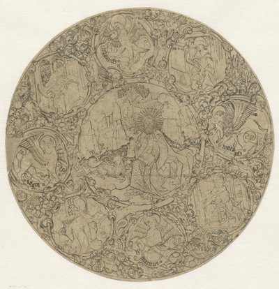 Giovanni Battista nel deserto da Meester E.S.