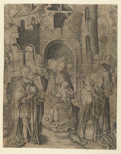 Adorazione dei Magi da Meester IAM van Zwoll
