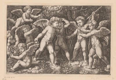 Putti giocosi da Meester van de Dobbelsteen