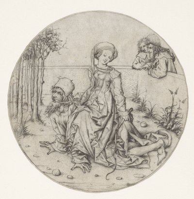 Aristotele e Fillide da Meester van het Amsterdamse Kabinet