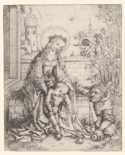 La Sacra Famiglia presso il roseto da Meester van het Amsterdamse Kabinet