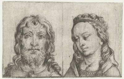 Le teste di Cristo e Maria da Meester van het Amsterdamse Kabinet