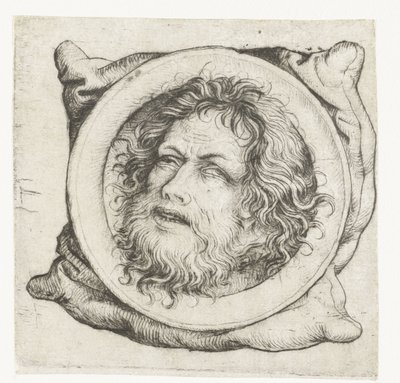 La testa di Giovanni Battista su un piatto da Meester van het Amsterdamse Kabinet