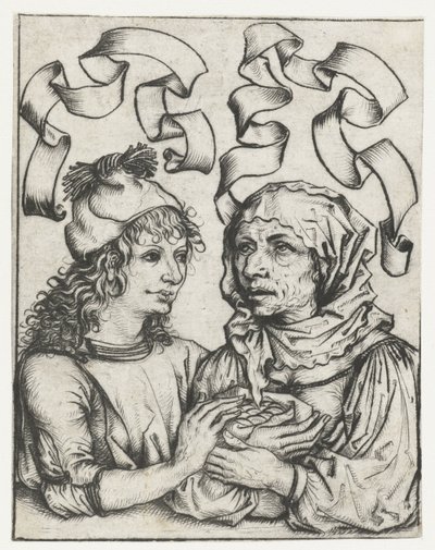 Giovane e vecchia donna da Meester van het Amsterdamse Kabinet