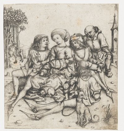 Giocatori di carte da Meester van het Amsterdamse Kabinet