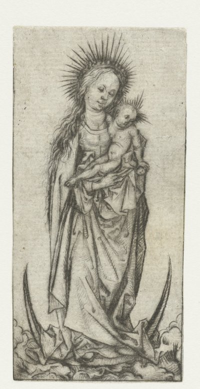 Madonna sulla falce di luna da Meester van het Amsterdamse Kabinet