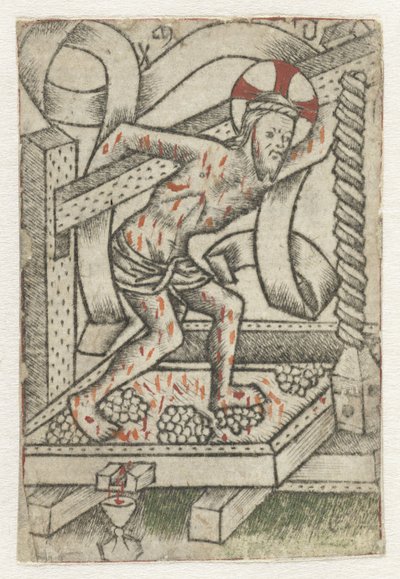 Cristo nel torchio da Meester van het Martyrium der Tienduizend
