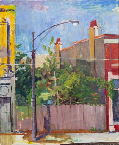 Eden sulla Grand Avenue, 2007 (olio su tela) da Megan Williamson