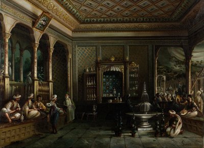 Caffè a Tophane, Seconda metà del XIX secolo da Megerdich Jivanian