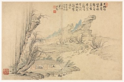 Paesaggi in Vari Stili dopo i Vecchi Maestri da Mei Qing