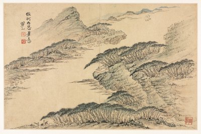 Paesaggi in Vari Stili dopo i Vecchi Maestri da Mei Qing
