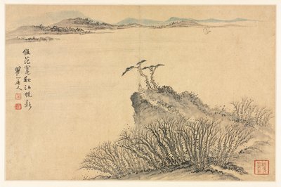 Paesaggi in Vari Stili dopo i Vecchi Maestri da Mei Qing