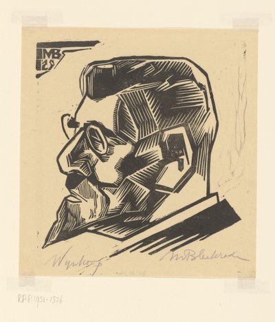 Ritratto di David Wijnkoop da Meijer Bleekrode (signed by artist)