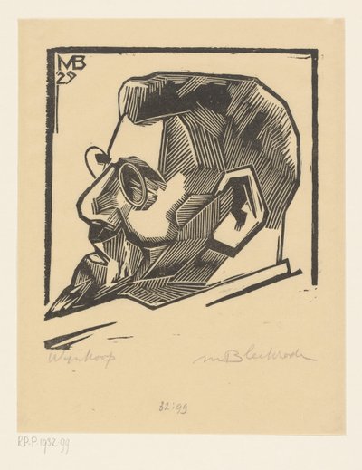 Ritratto di David Wijnkoop da Meijer Bleekrode (signed by artist)