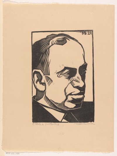 Ritratto di Eliazer Polak da Meijer Bleekrode (signed by artist)