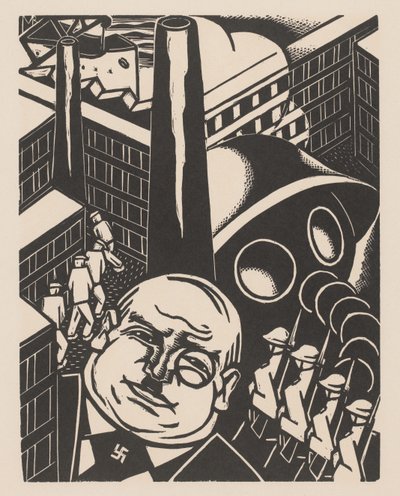 Industria bellica (serie: Contro la guerra e il fascismo) da Meijer Bleekrode