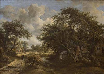 Un villaggio tra gli alberi da Meindert Hobbema
