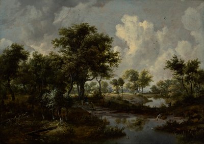 Paesaggio boscoso da Meindert Hobbema