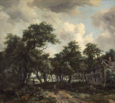 Capanna tra gli alberi da Meindert Hobbema