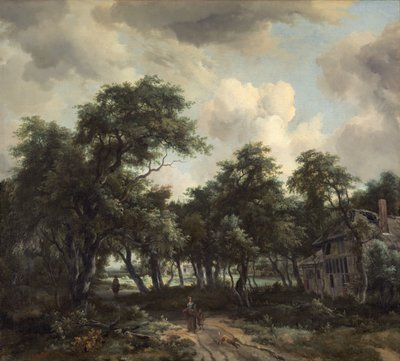 Capanna tra gli alberi, c. 1664 da Meindert Hobbema
