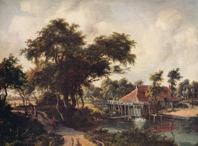 Paesaggio con mulino ad acqua, c1665, c1915 da Meindert Hobbema