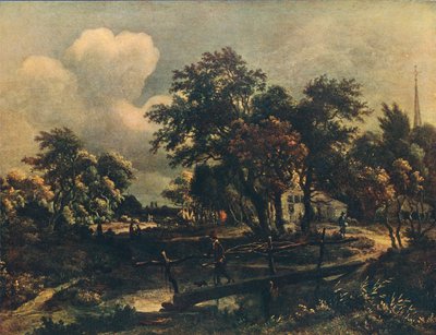 Il Ponte Rustico, XVII secolo, 1909 da Meindert Hobbema