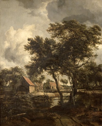 Il Mulino ad Acqua, c.1660 da Meindert Hobbema